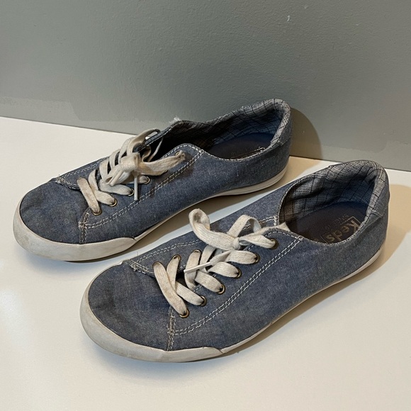 Women’s blue canvas Keds - Picture 1 of 5